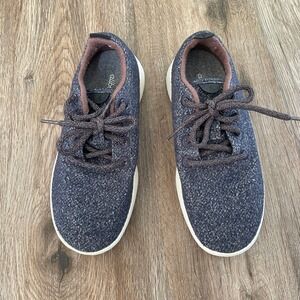 Allbirds Wool Runners Womens Size 7 Navy Blue Sneakers Lightweight Casual Shoes‎